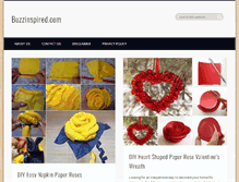 Tablet Screenshot of buzzinspired.com